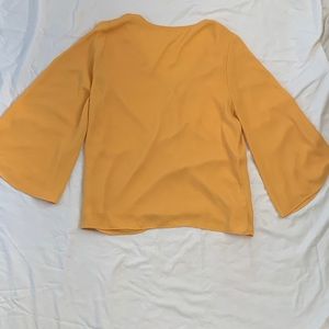 Mustard yellow blouse